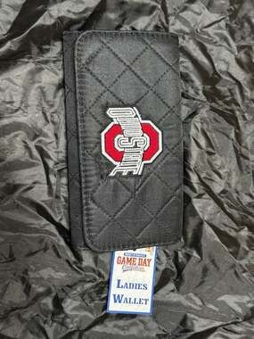 Game Day Outfitters Ohio State Buckeyes Quilted Tri-Fold Ladies Wallet